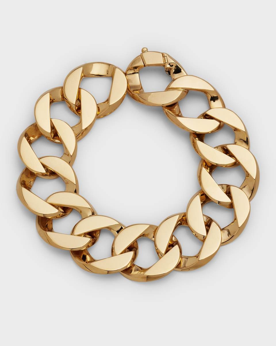 18K Yellow Gold Curb-Link Bracelet